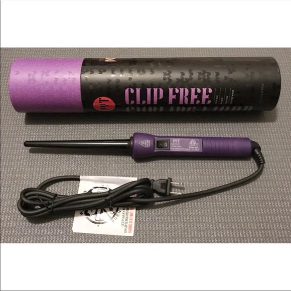 PYT Hair Pyt Professional Purple Tapered Hair Curling Wand Poshmark